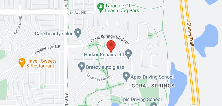 map of 19 Coral Springs Green NE